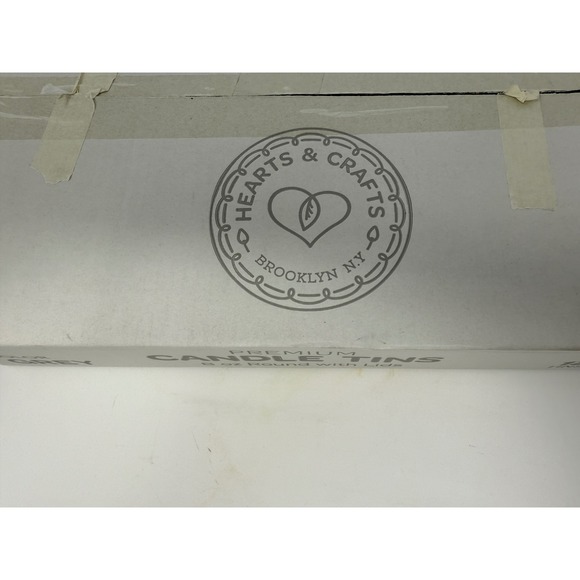 Premium Candle Tins 8 oz Round with Lids - Grey - 12 Tins NEW - Picture 2 of 5